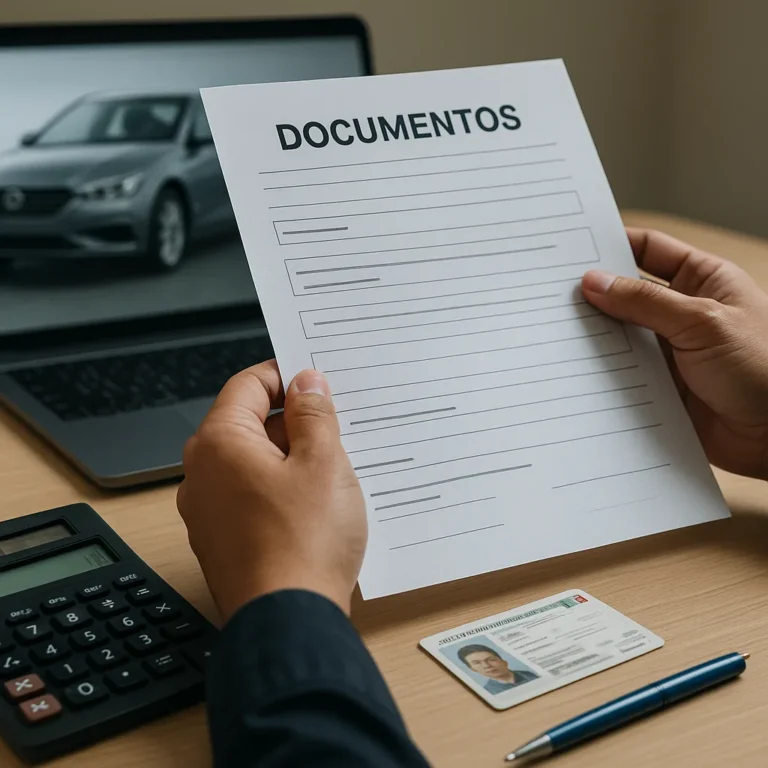 ¿Qué documentos suelen pedir para financiar un auto sin enganche?