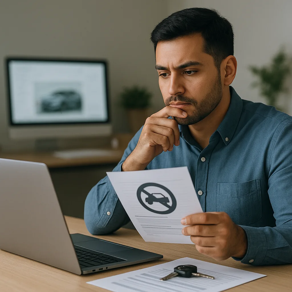 Imagem editorial com foco digital para financiamiento de auto sin enganche en México